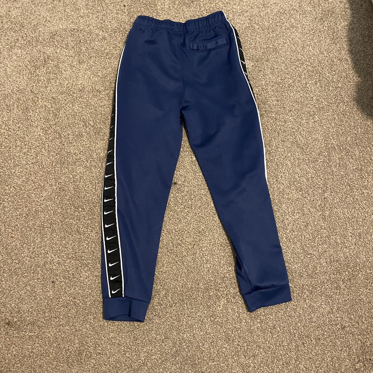 Nike Navy Blue Tracksuit junior Size large junior... - Depop