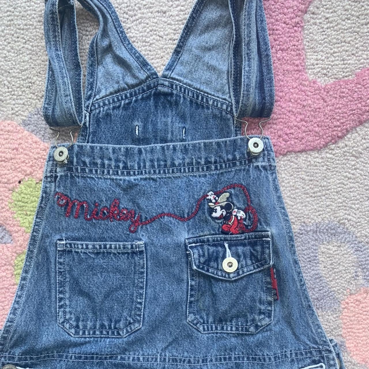 Disney Women's Blue Dungarees-overalls | Depop