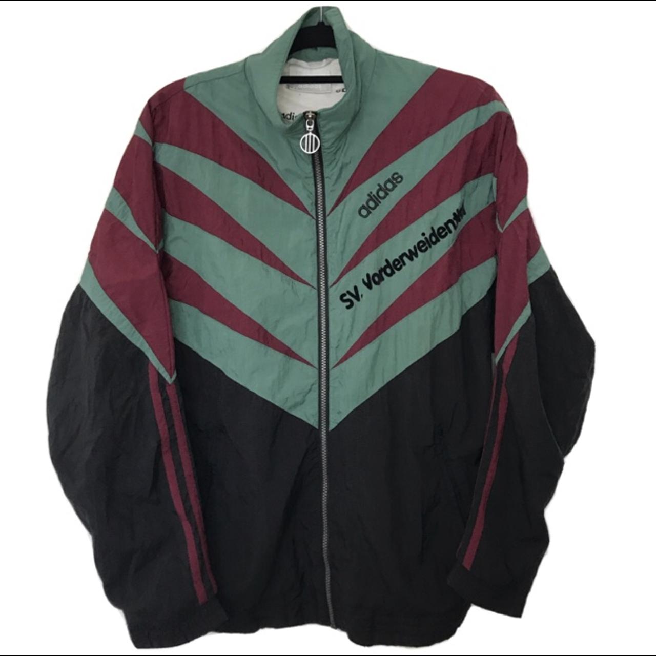 Red black and green adidas sale jacket