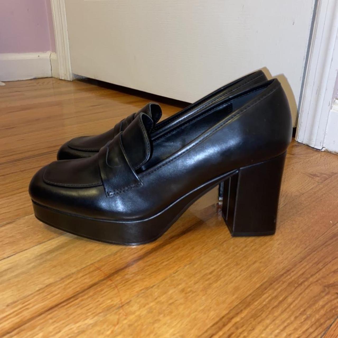 urban outfitters heeled loafers