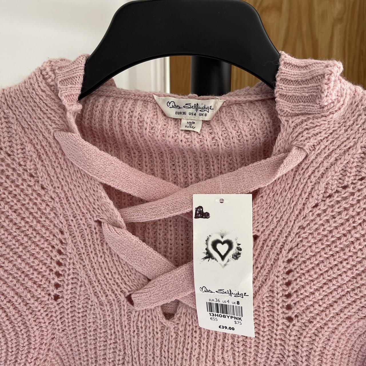 Brand NEW Women’s Miss Selfridge Pink Hoodie Size... Depop