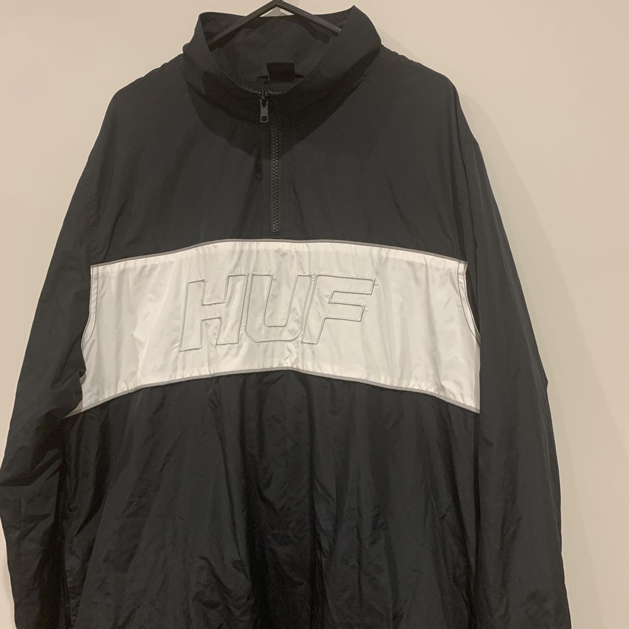 HUF Half Zip Jacket Tags // SKATE SKATEWEAR... Depop