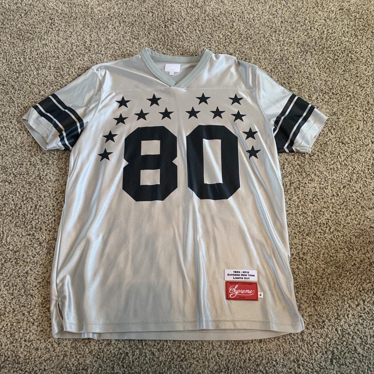 Supreme football jersey from SS13 Size: XL Fits - Depop