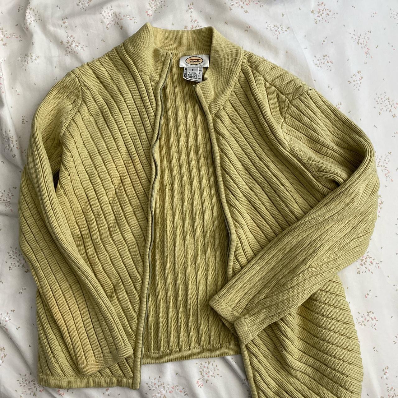 Talbots Women's Yellow Jacket | Depop