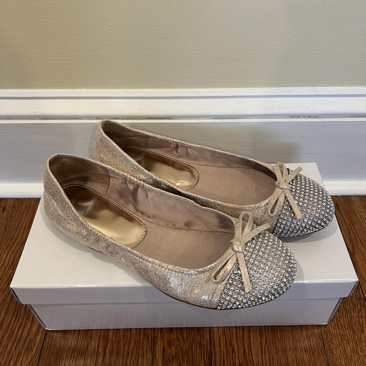 Silver flats hot sale size 9