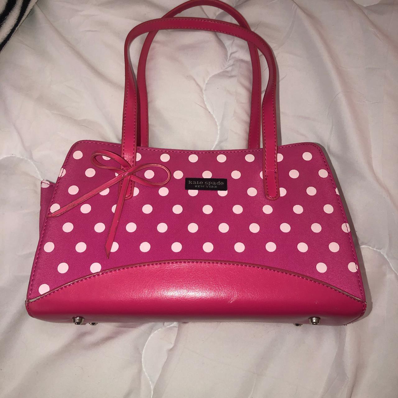 kate spade purse with polka dots