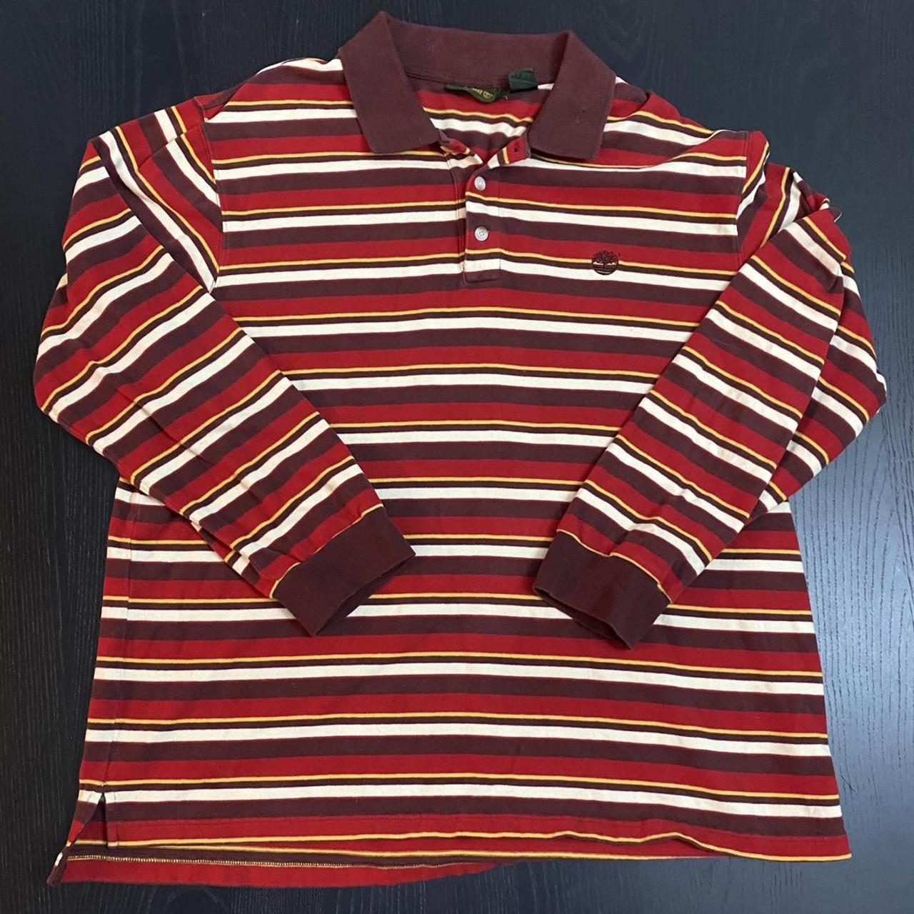 Timberland striped outlet polo