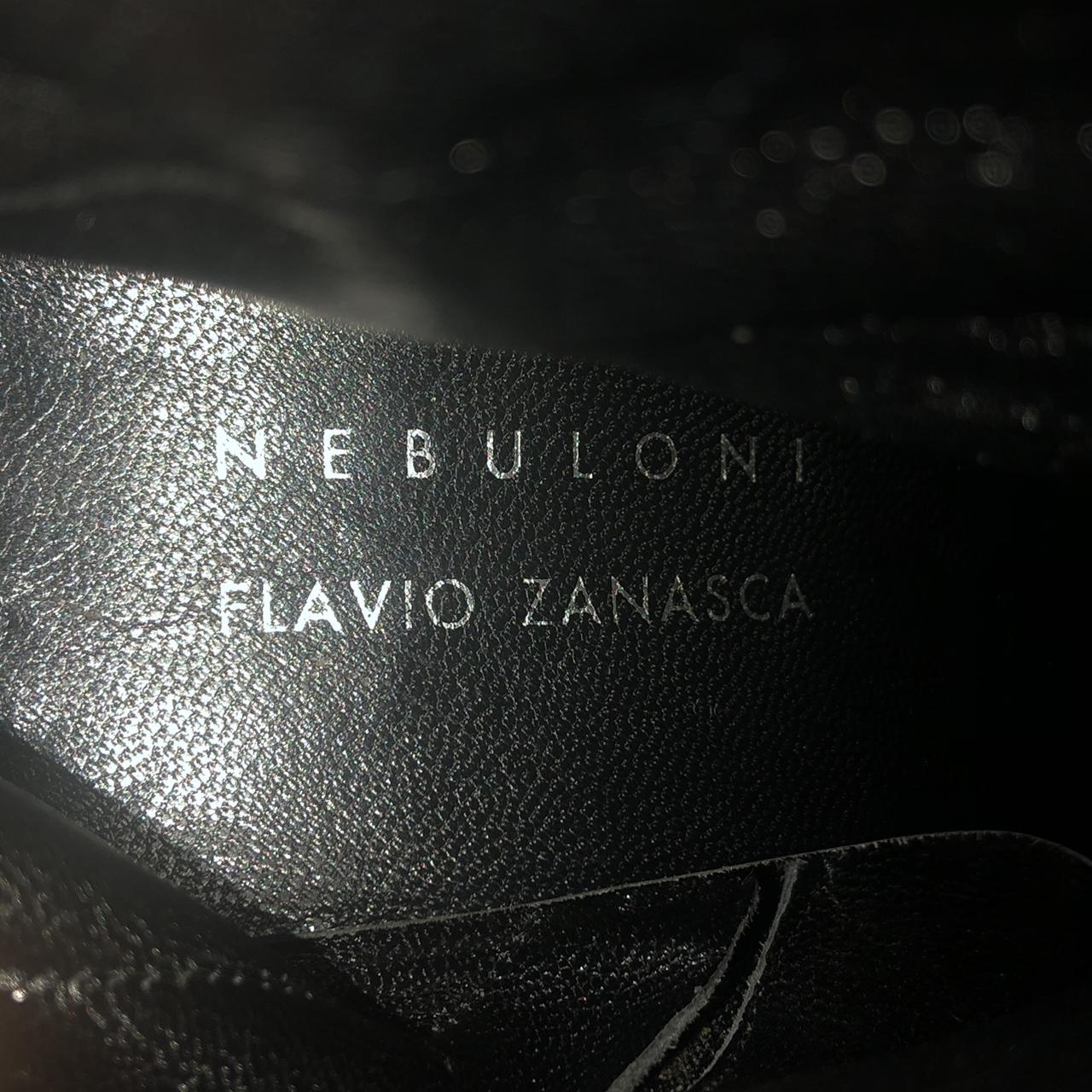 90's NEBULONI FLAVIO ZANASCA vintage square toe... - Depop