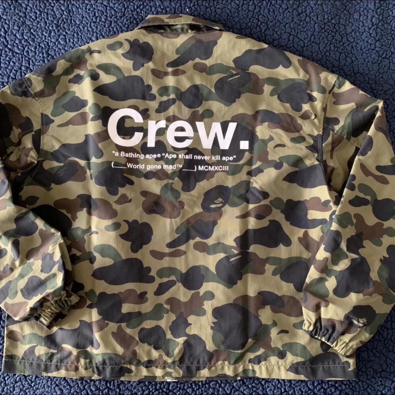 Bape 1st camo coach on sale jacket