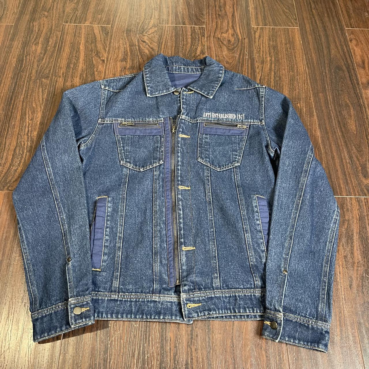 Hard Rock Cafe Vintage Full Zip Denim Jean Jacket... - Depop