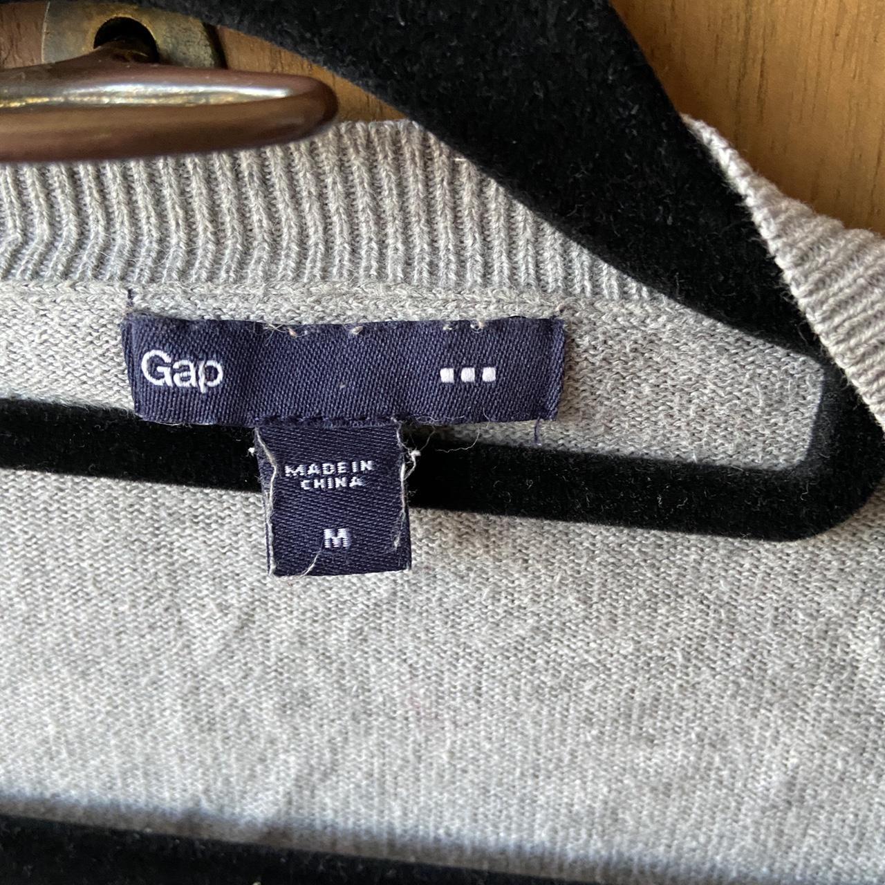 Gap Women's Grey Cardigan Depop