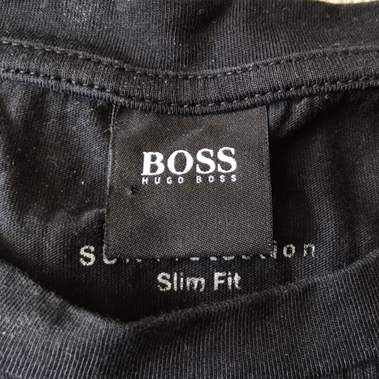 Hugo Boss black T shirt. Hardly worn. Size M.... - Depop