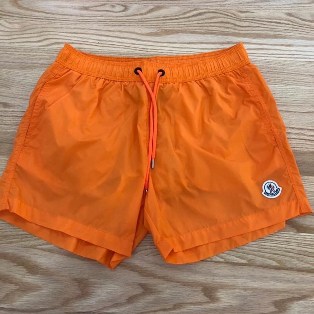 Moncler swim shorts 🔥 Size Large but small fitting... - Depop