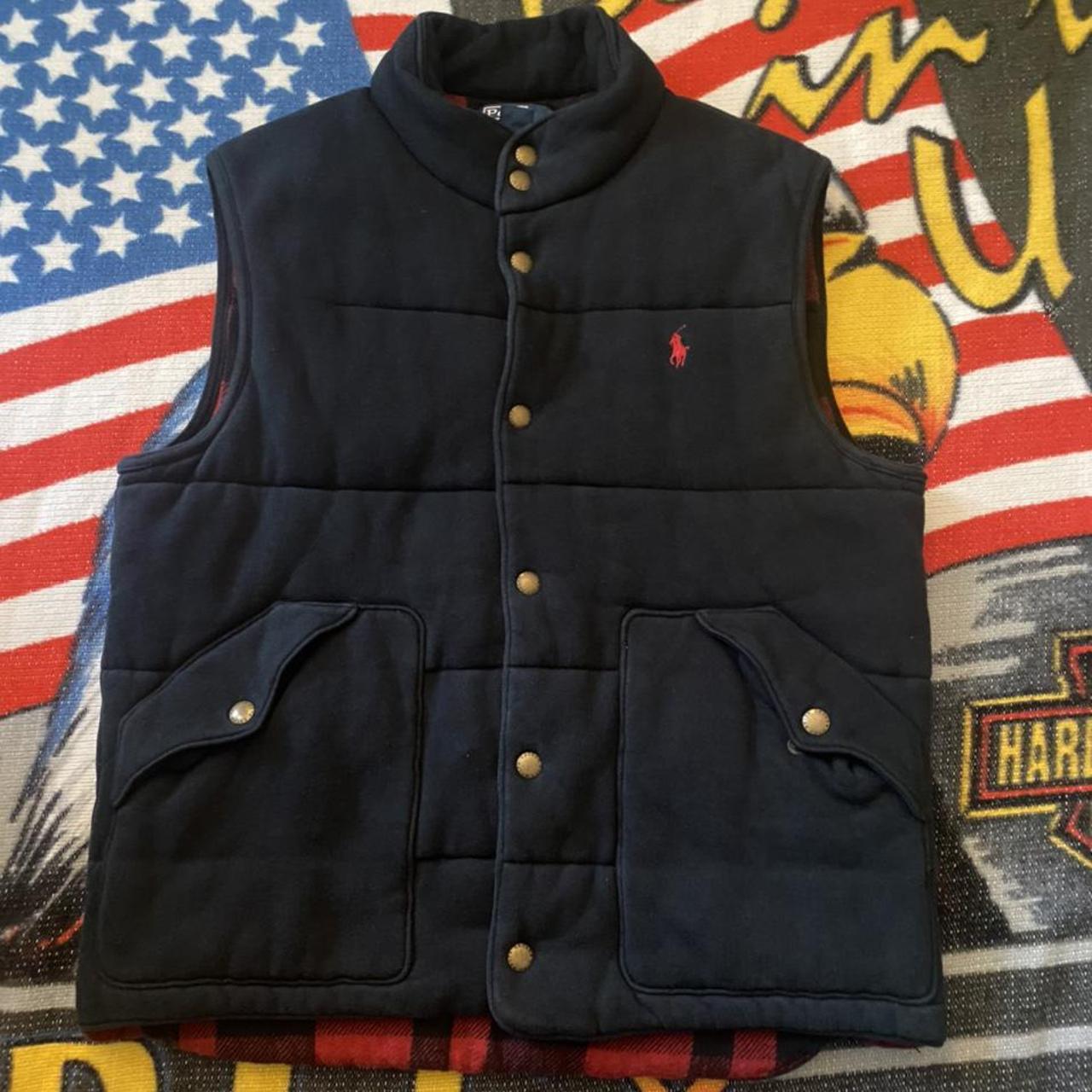 vintage polo vest