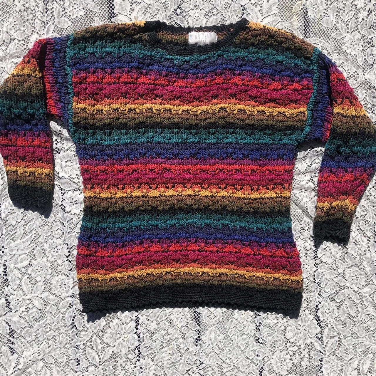 Vintage The Limited Rainbow good Sweater