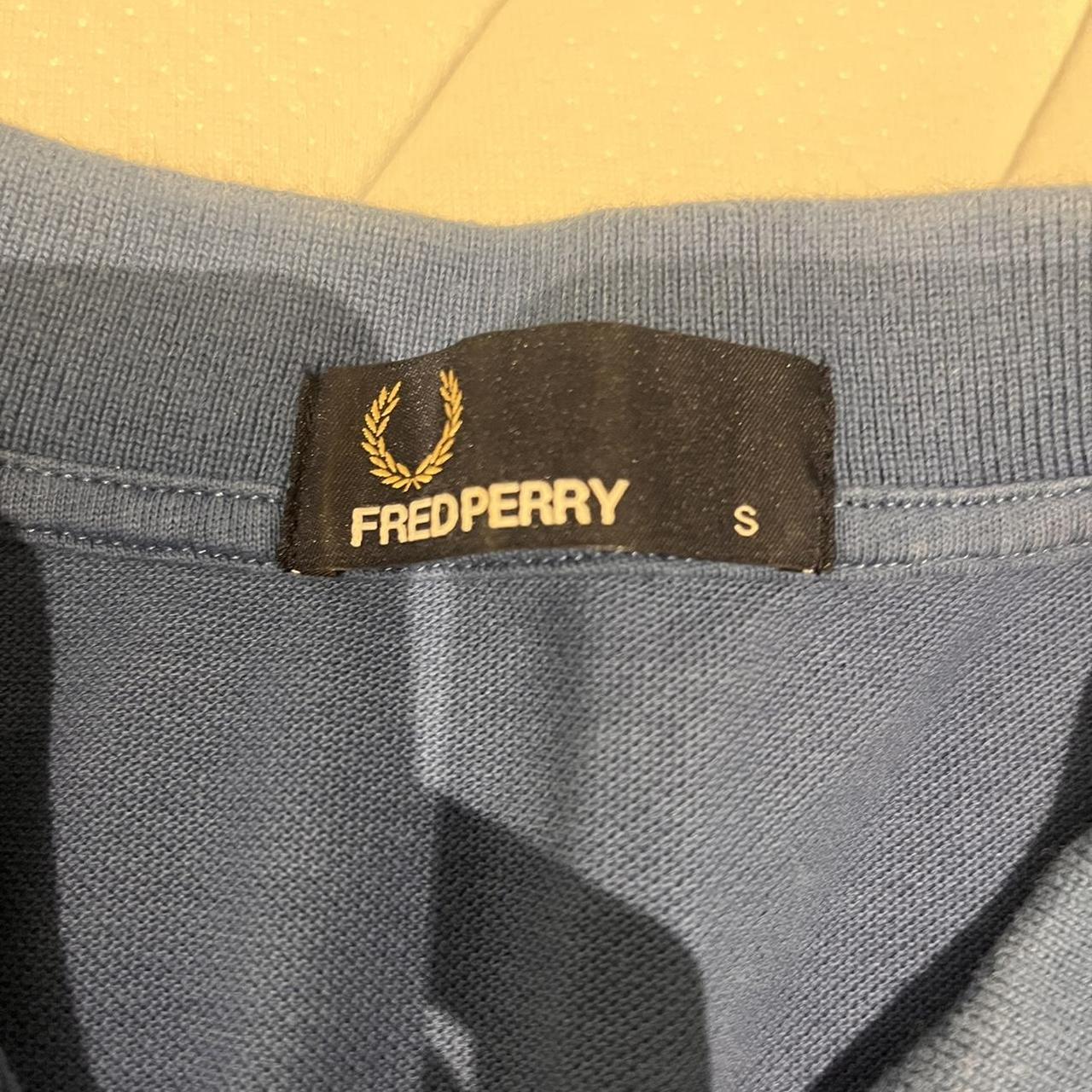 Fred Perry Men's Blue Polo-shirts | Depop