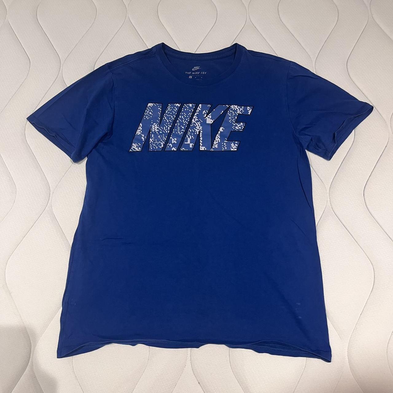 mens nike blue t shirt