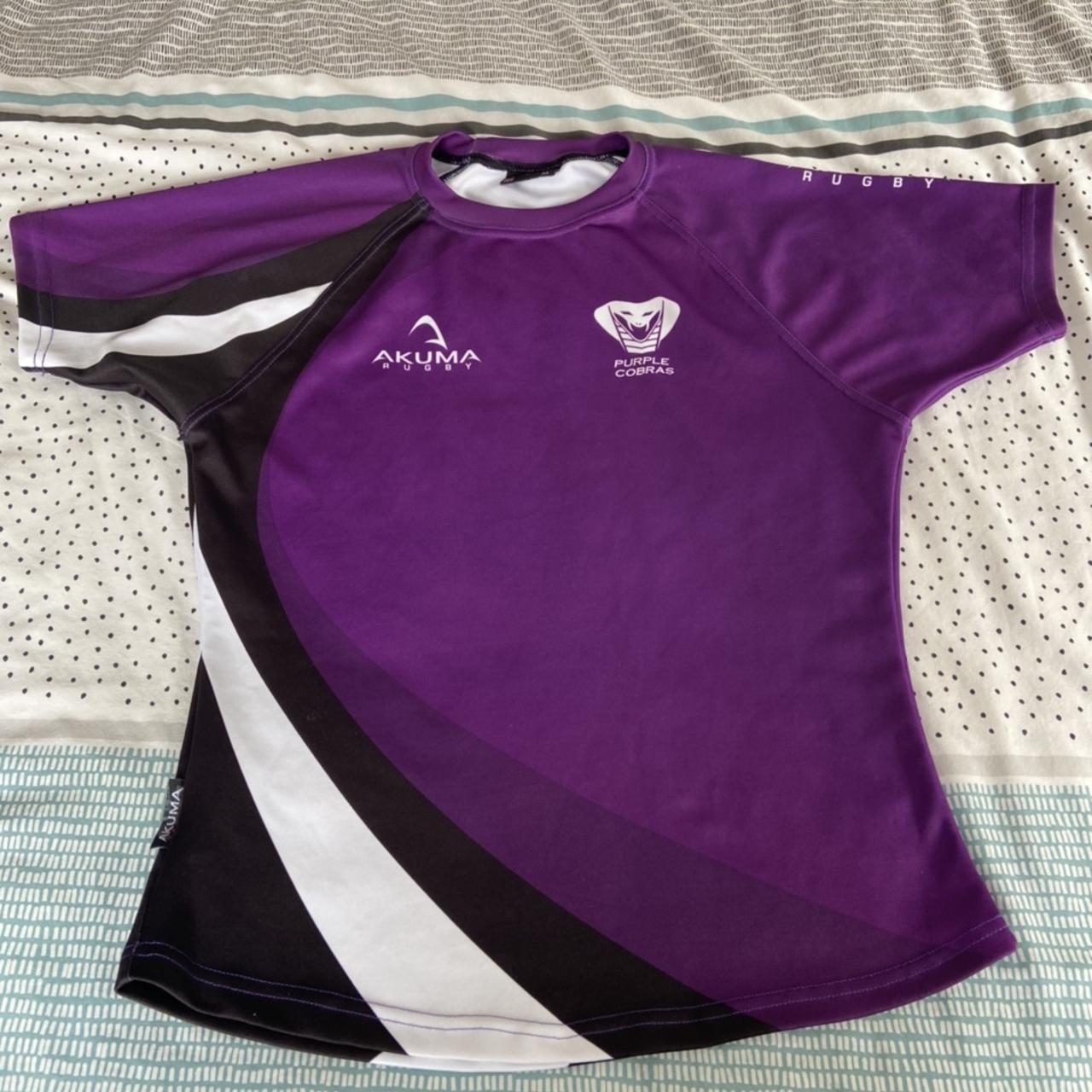 Rugby 7s Bespoke Akuma kit medium Purple Cobras 🐍... Depop