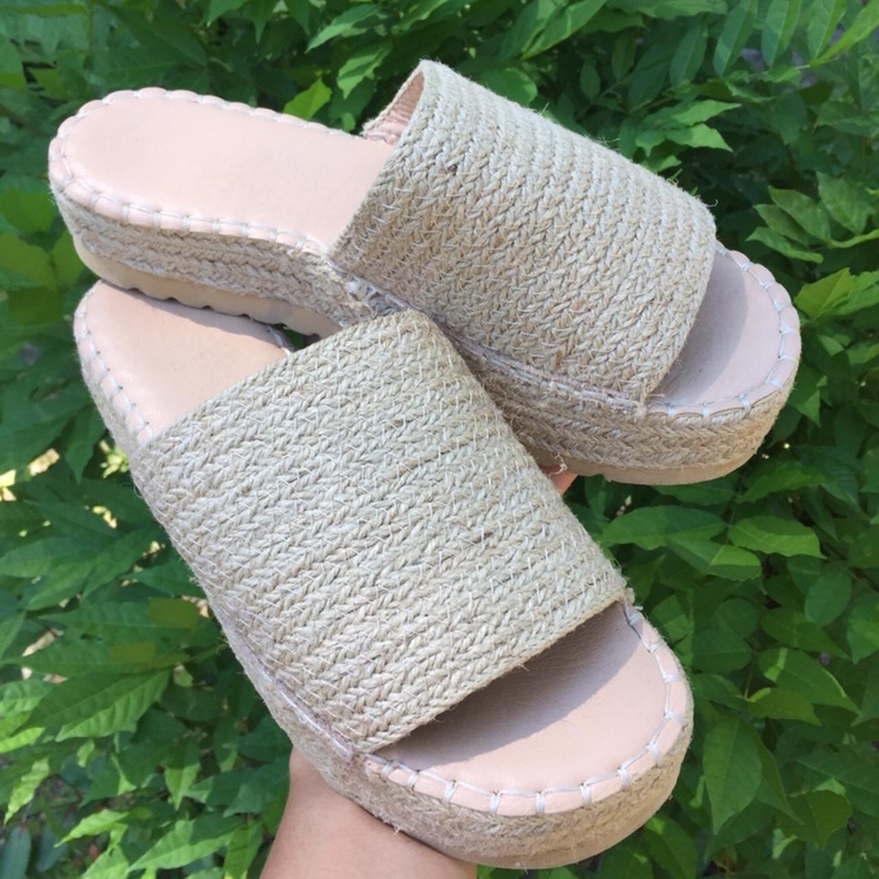 Xhilaration Women's Cream Espadrilles Depop