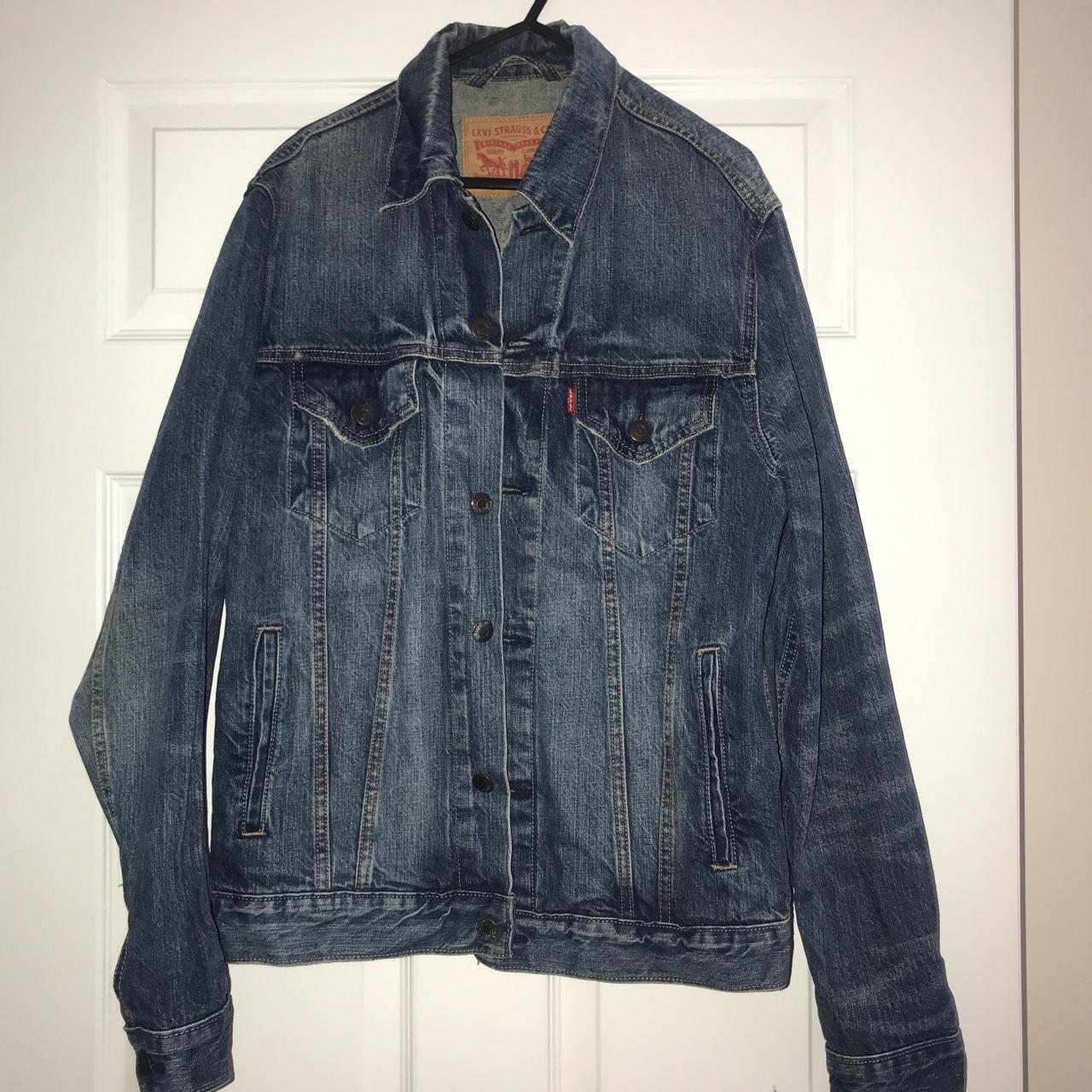 Levi vintage denim Jacket. Worn but good condition,... - Depop