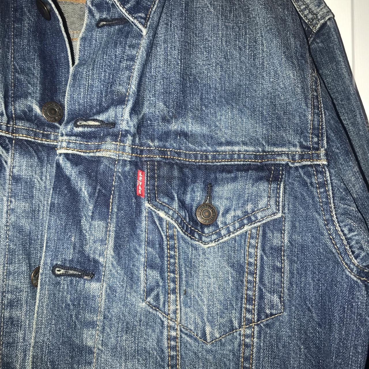 Levi vintage denim Jacket. Worn but good condition,... - Depop