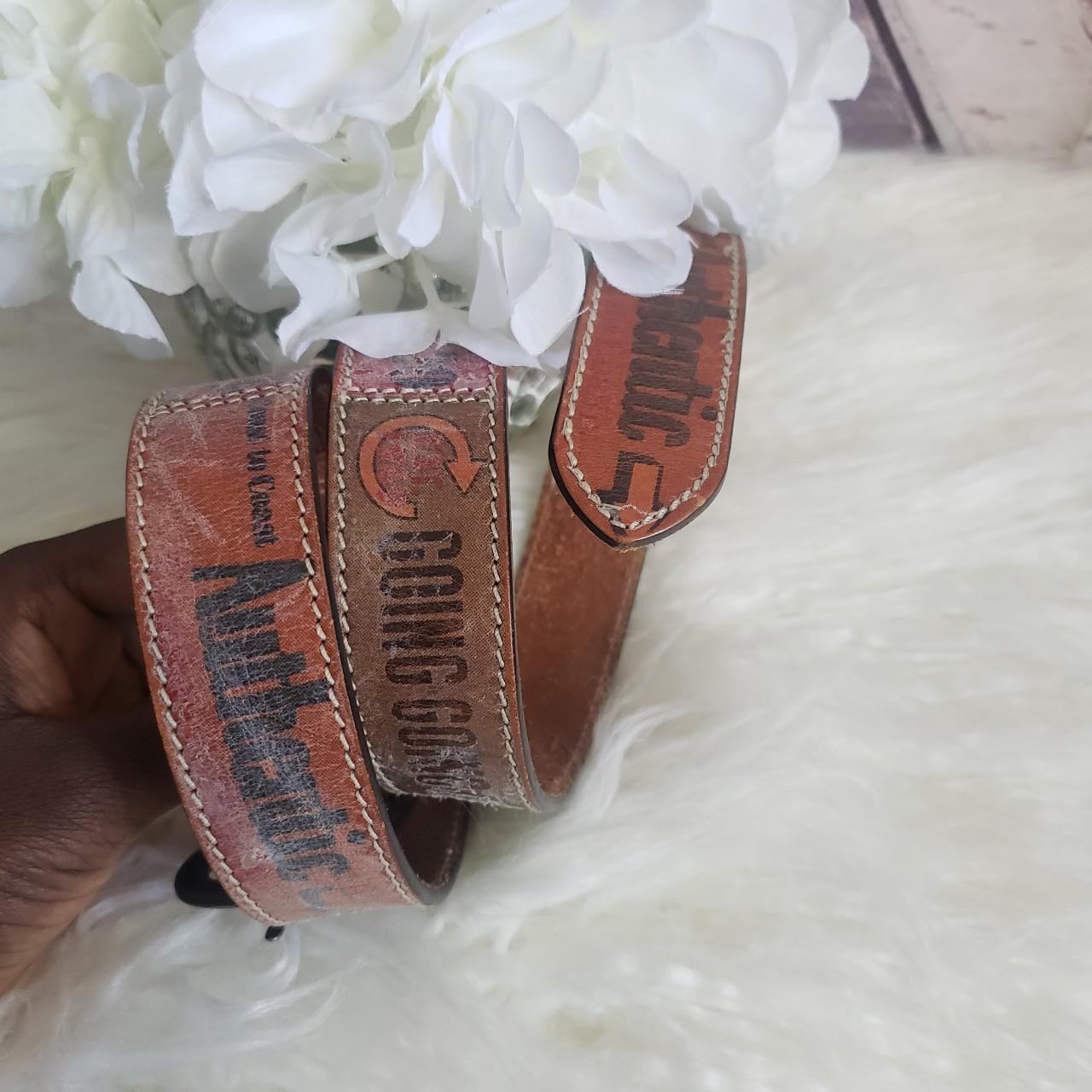 Vintage Gap Belt Genuine Leather Made In USA Women's... Depop