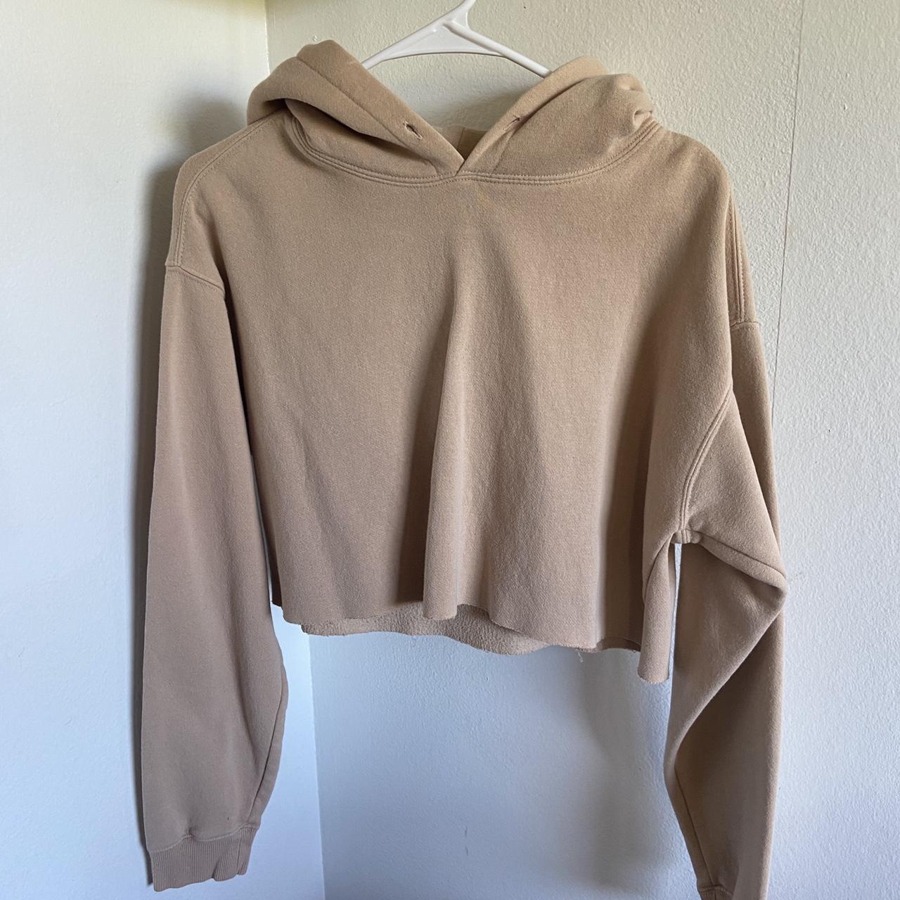 Nude Cropped Urban online Outfitters Zip Up