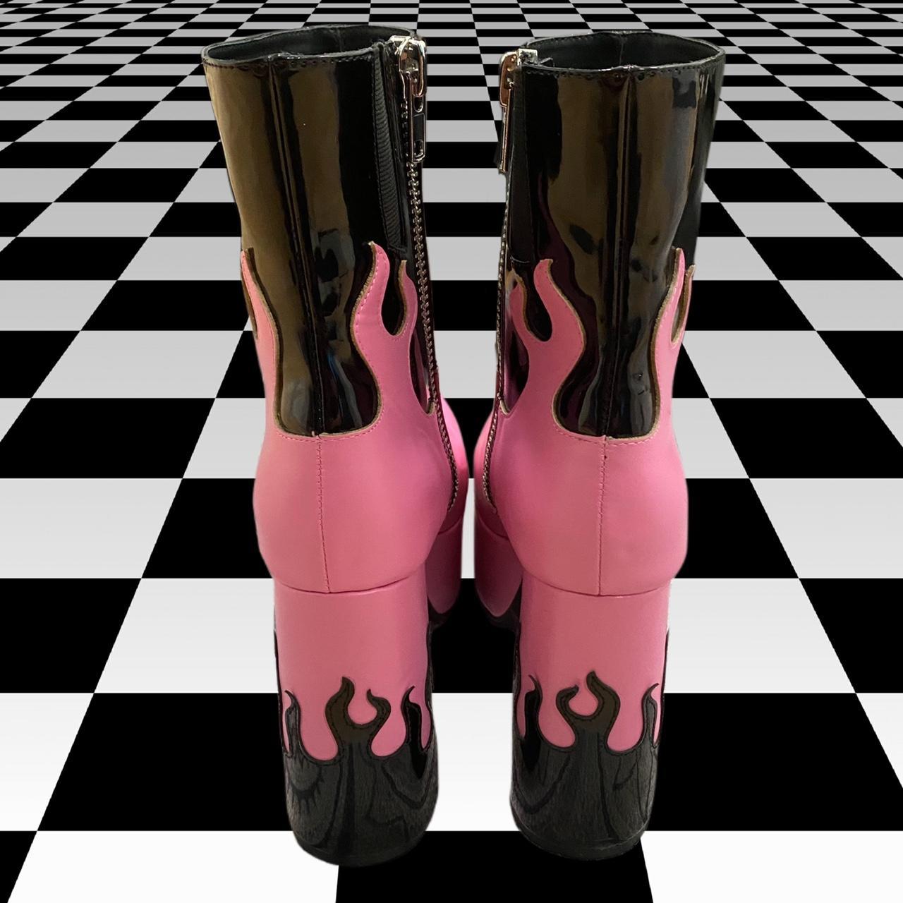 pink fire boots