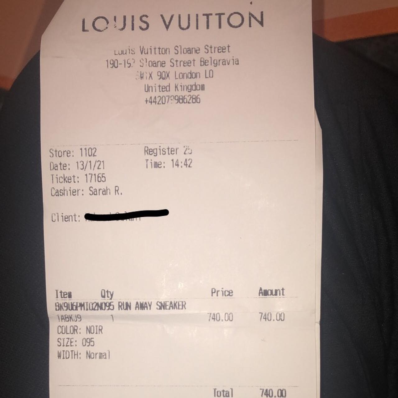 Rare* Louis Vuitton Run Away Rainbow Sneakers 1A7YKE + Box/Receipt