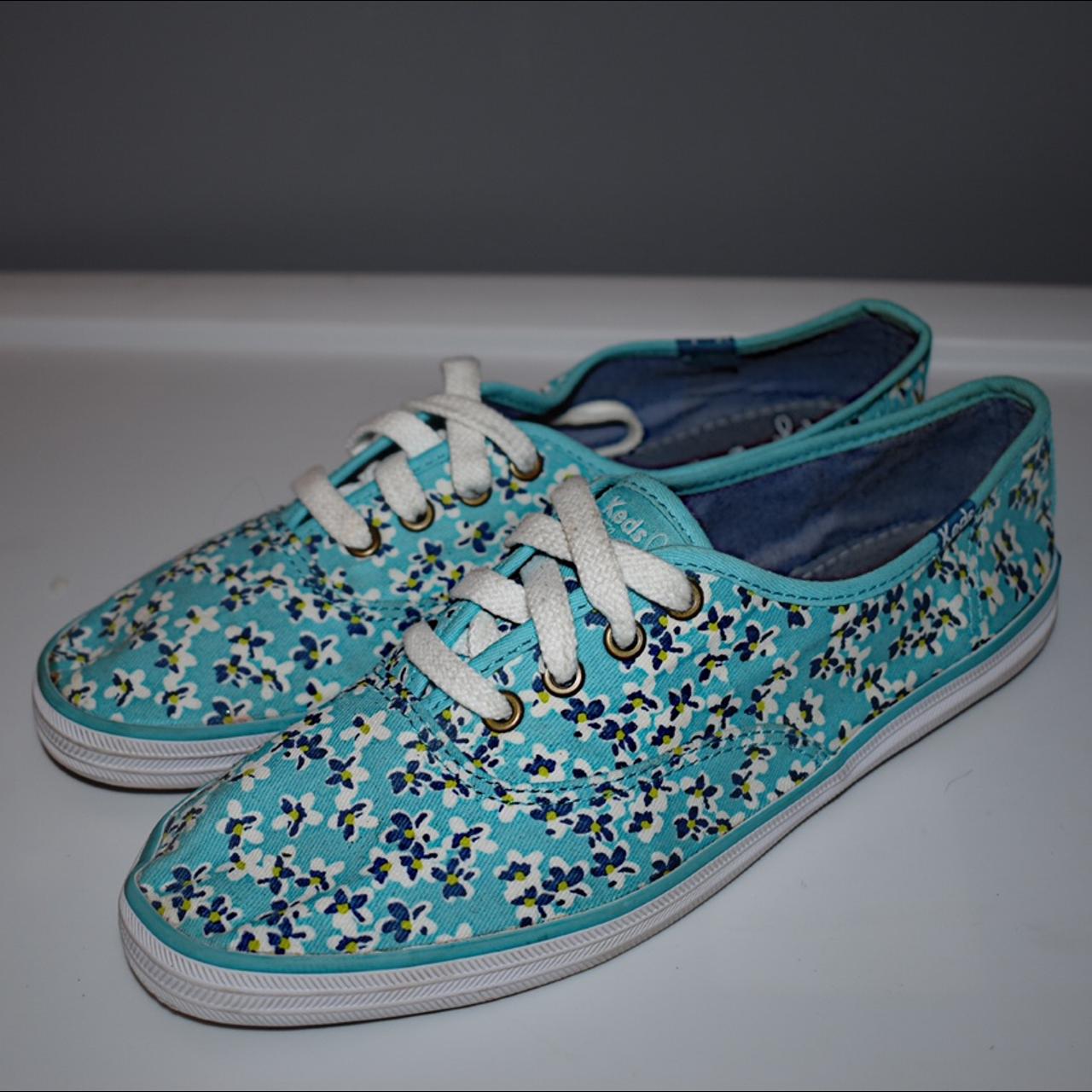 Taylor Swift Turquoise Floral Keds Shoes These were... - Depop