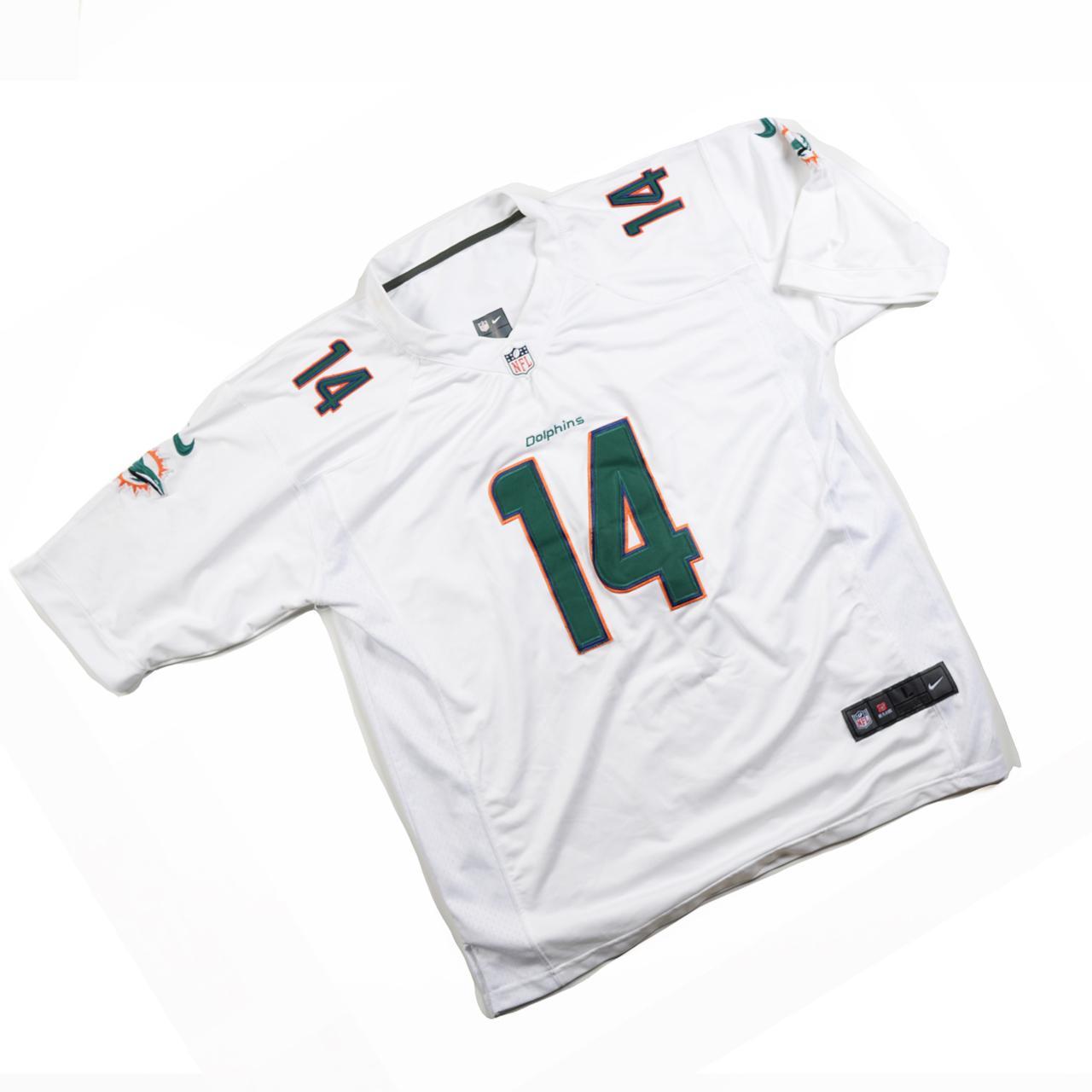 Men's Nike Jarvis Landry White Miami Dolphins Limited Jersey