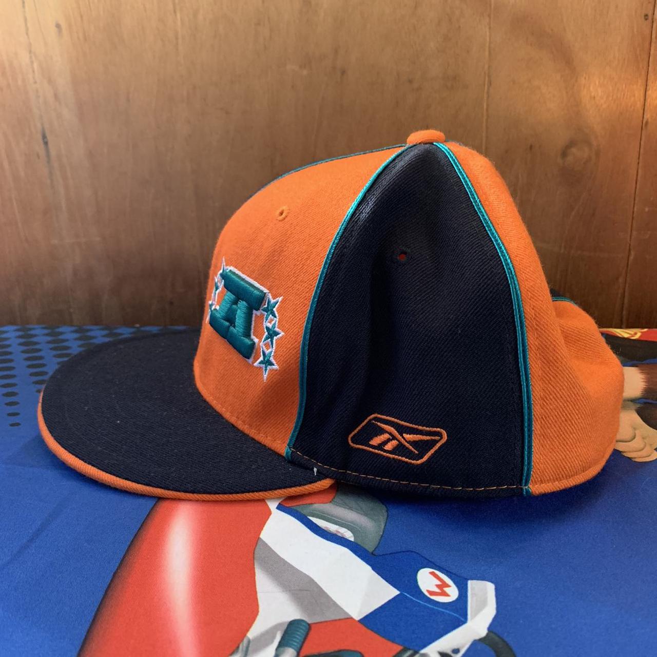 Vintage Reebok Miami Dolphins Fitted Hat Size 7 - Depop