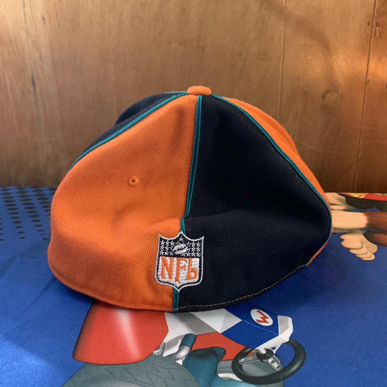 NFL Dolphins Mens Fitted Hat 7 1/8” Measurements In - Depop