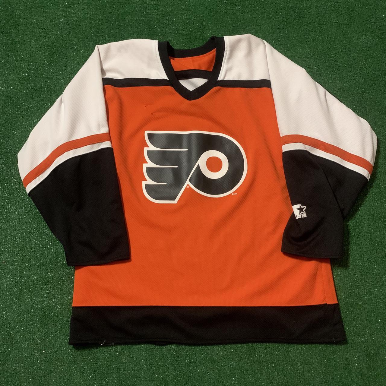 VTG Philadelphia Flyers Reversible Starter Jersey... Depop