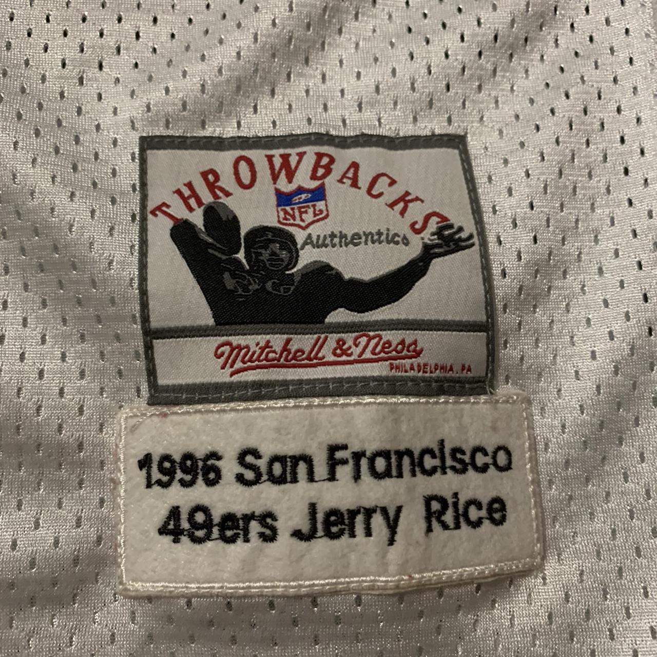 49ERS JERRY RICE 1994 THROWBACK MITCHELL AND NESS - Depop