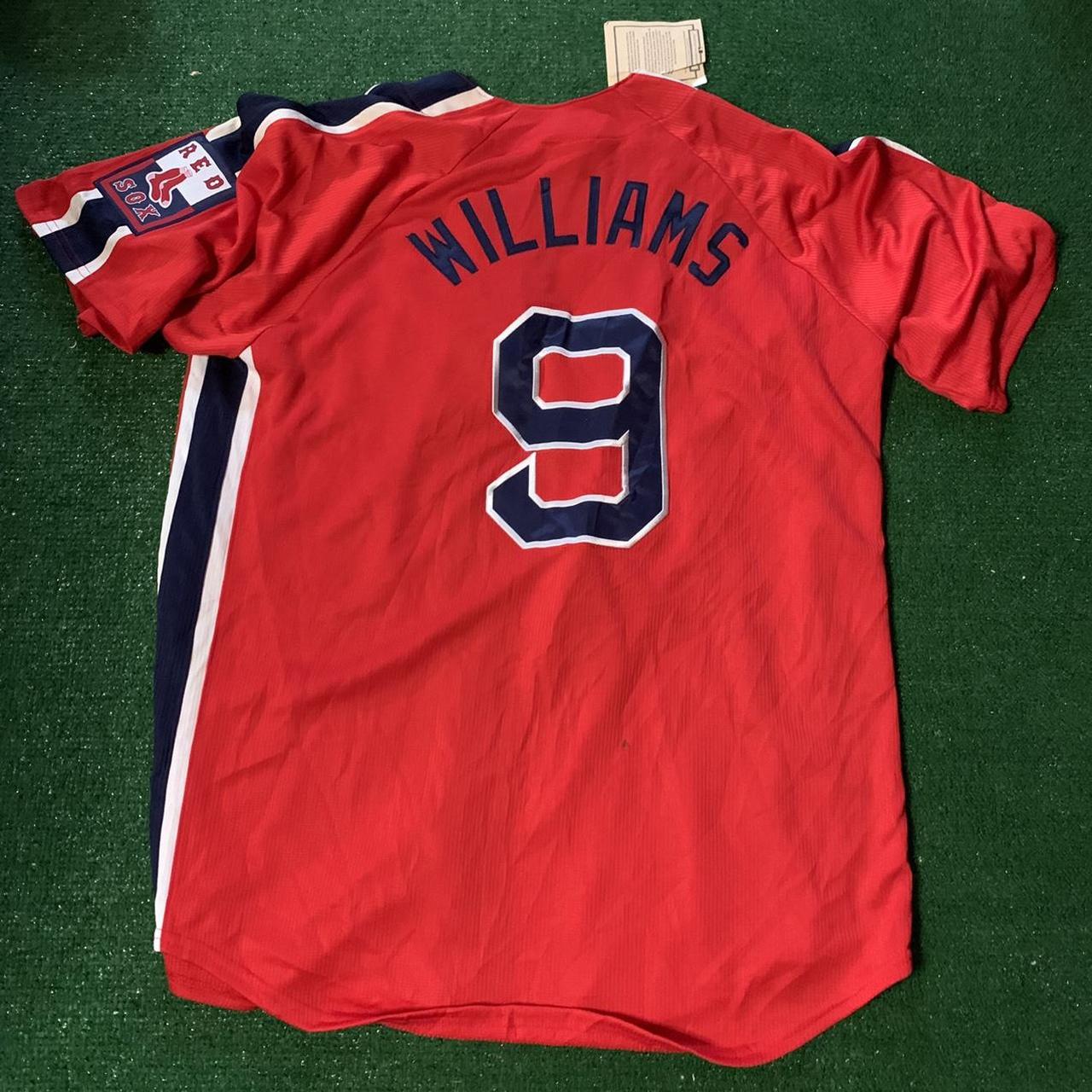 MLB Boston Red Sox Jersey Ted Williams #9 Mitchell - Depop