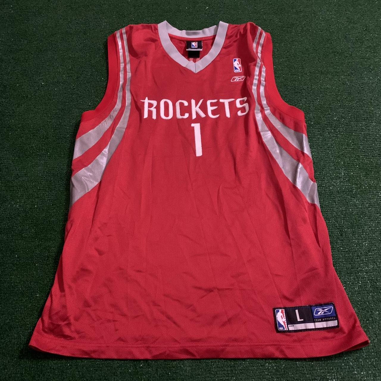 Vintage Tracy McGrady Houston Rockets NBA Basketball - Depop