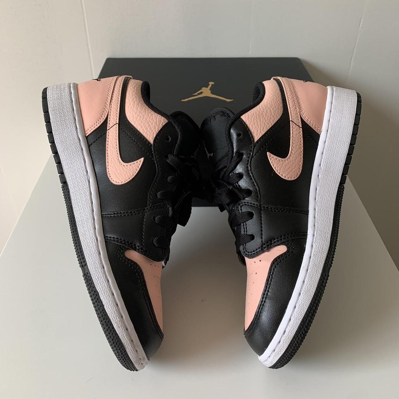 crimson pink jordan 1 low