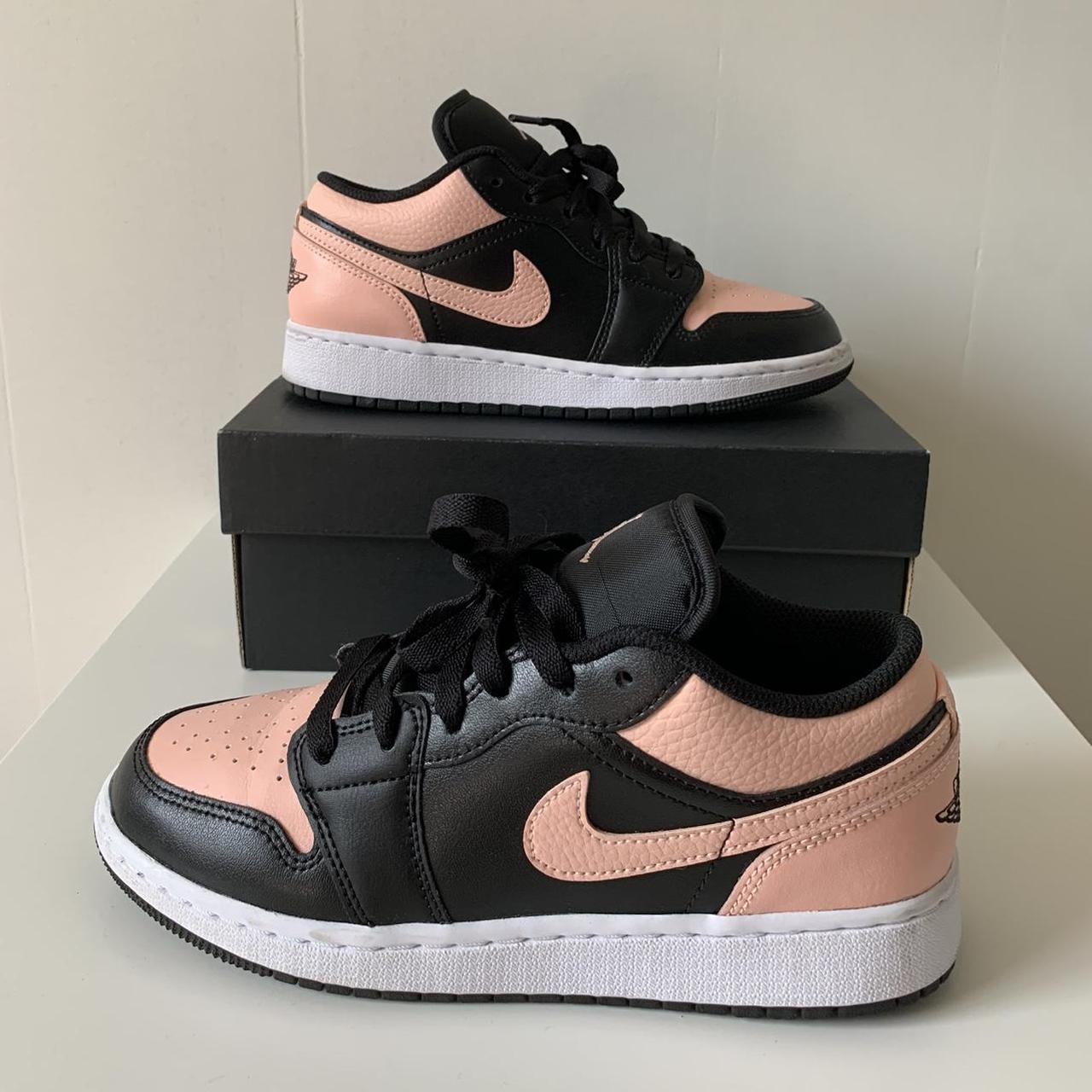 crimson pink jordan 1 low