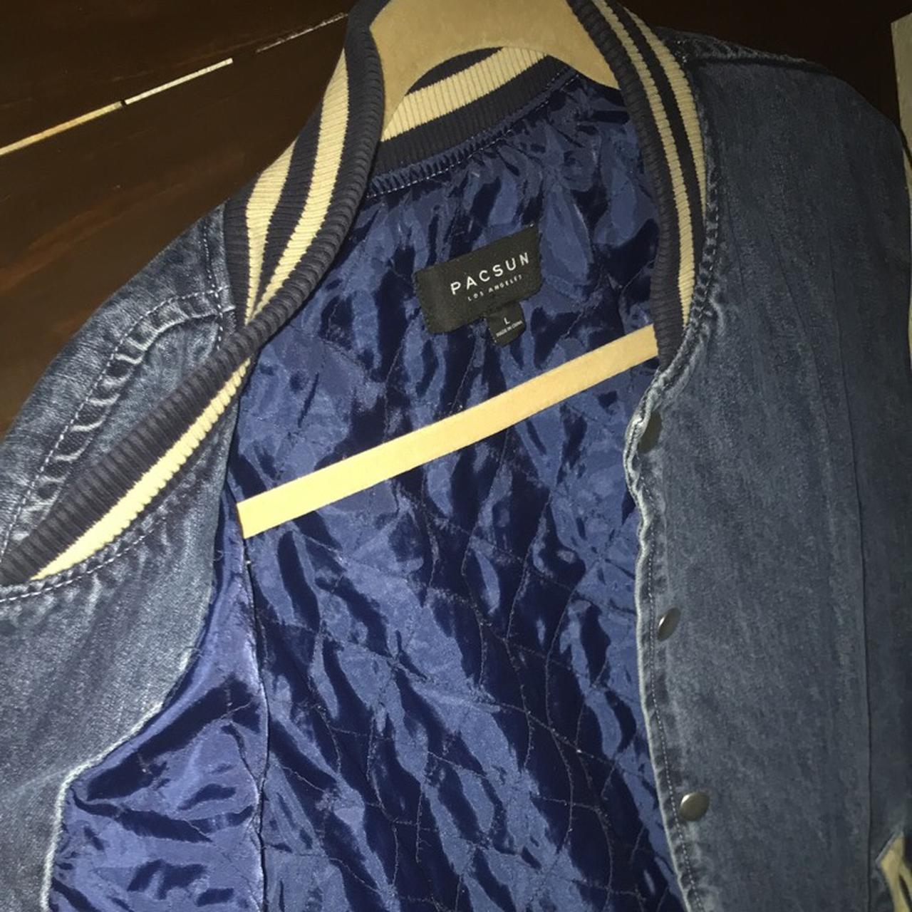 Pacsun denim sale bomber jacket