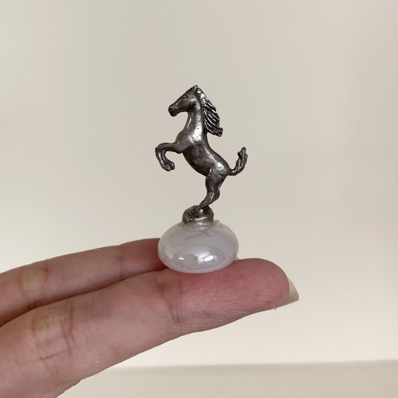 Mini stallion statuette collectible. Super tiny... - Depop