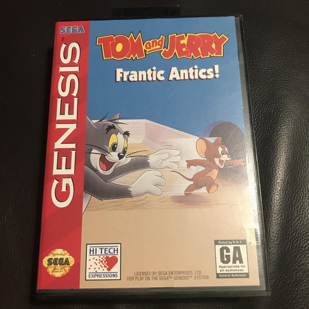 Tom and Jerry: Frantic Antics (Sega Genesis, 1993)... - Depop