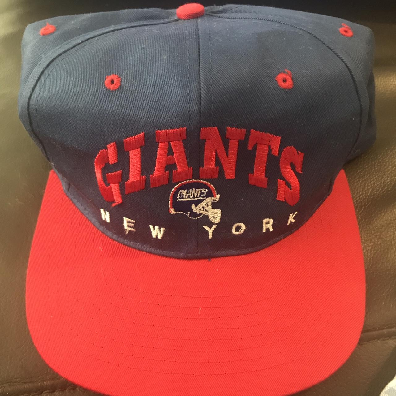 Vintage 90s Deadstock New York Giants NFL Snapback Hat