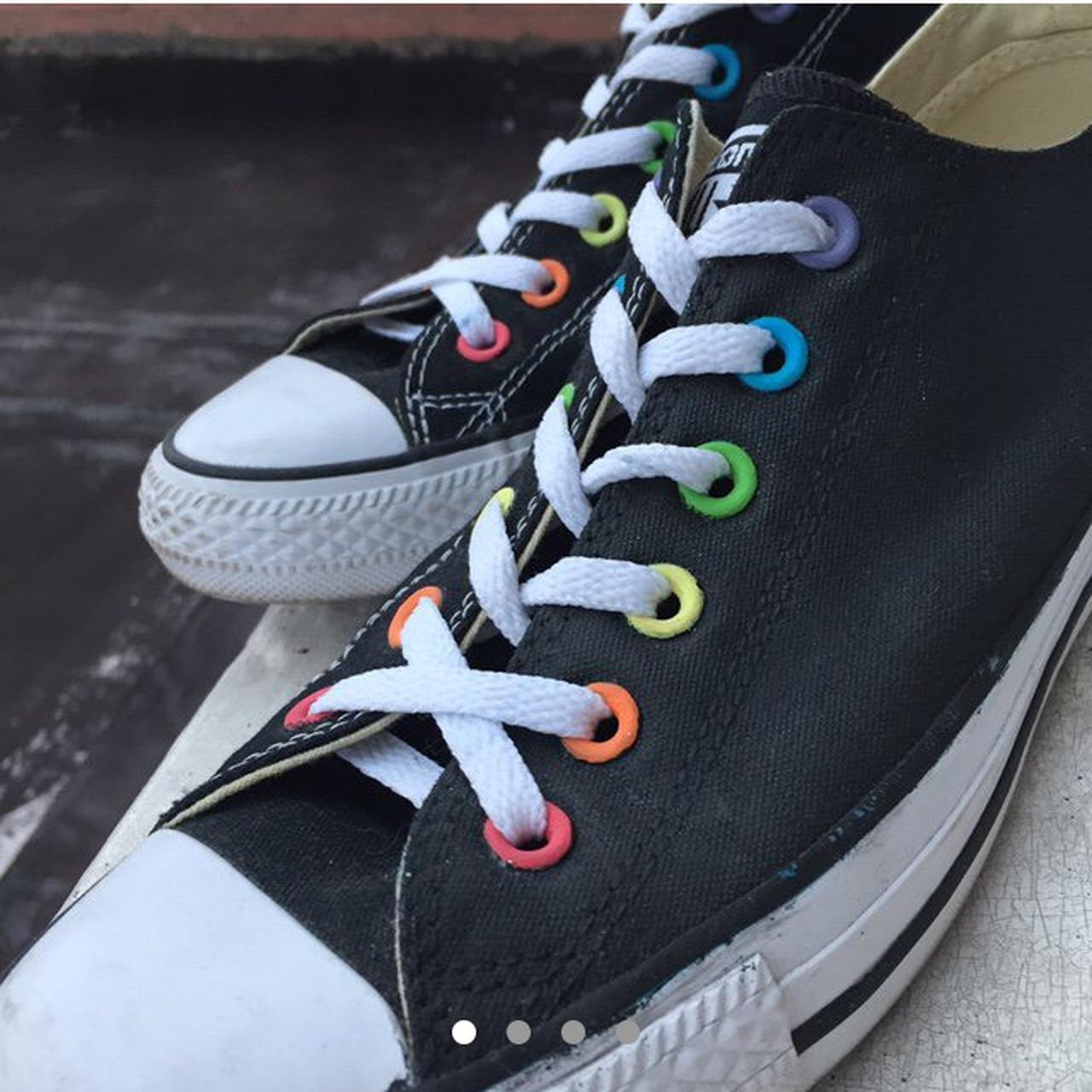 Converse rainbow store laces