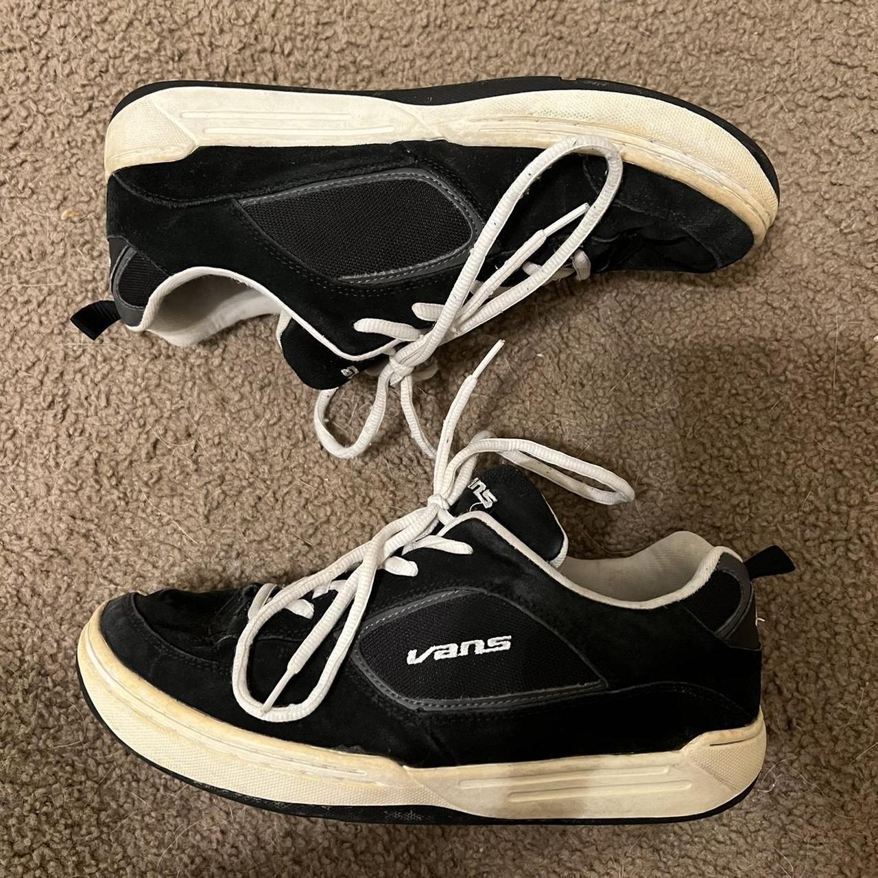 Vintage 90s/Y2k black suede Vans Maverick 2 skate... Depop