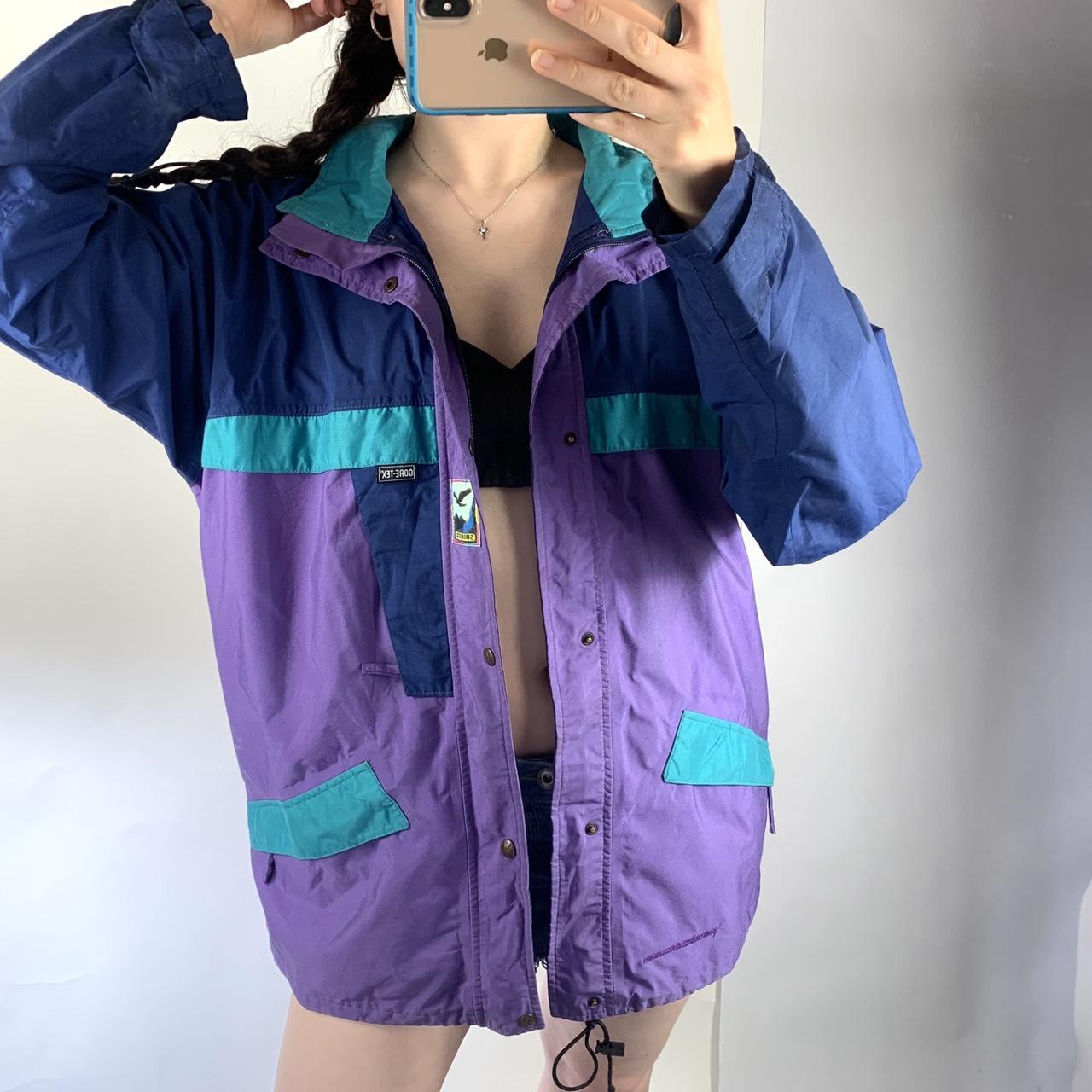 Women's Purple And Blue Jacket 