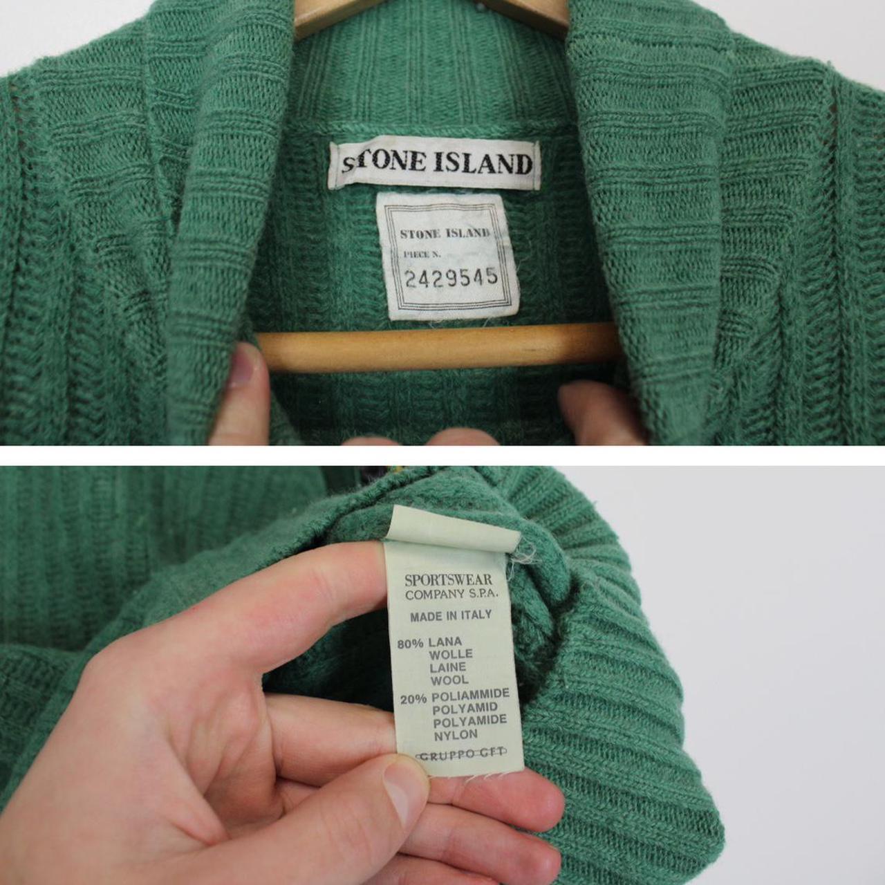 stone island green cargo