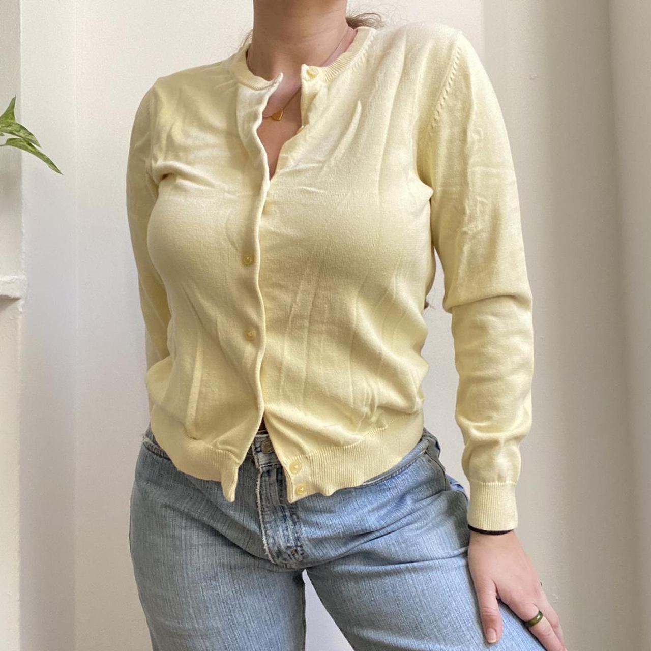 Product Image 1 - vintage pastel yellow button up