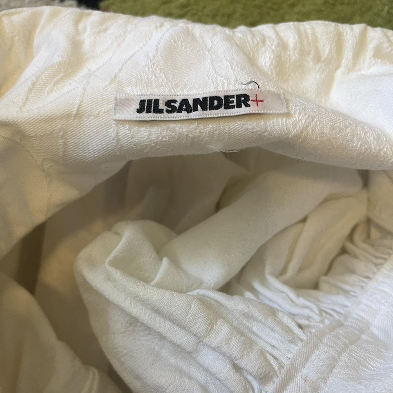 Jil Sander Women's White and Cream Dress (3)