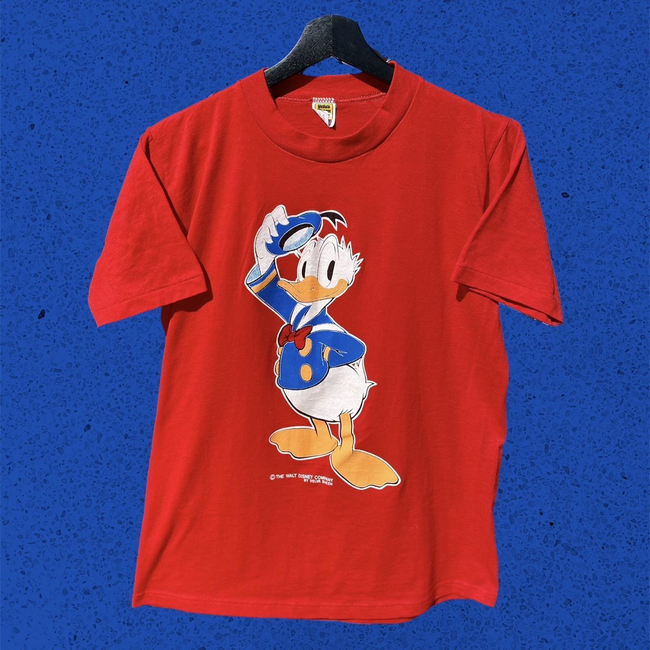 Disney Mens Donald Duck Shirt - Classic Vintage Donald Duck Tee Shirt - Donald Duck Graphic T-Shirt